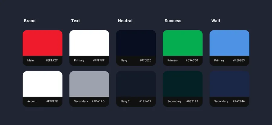 Mini design system - Colors